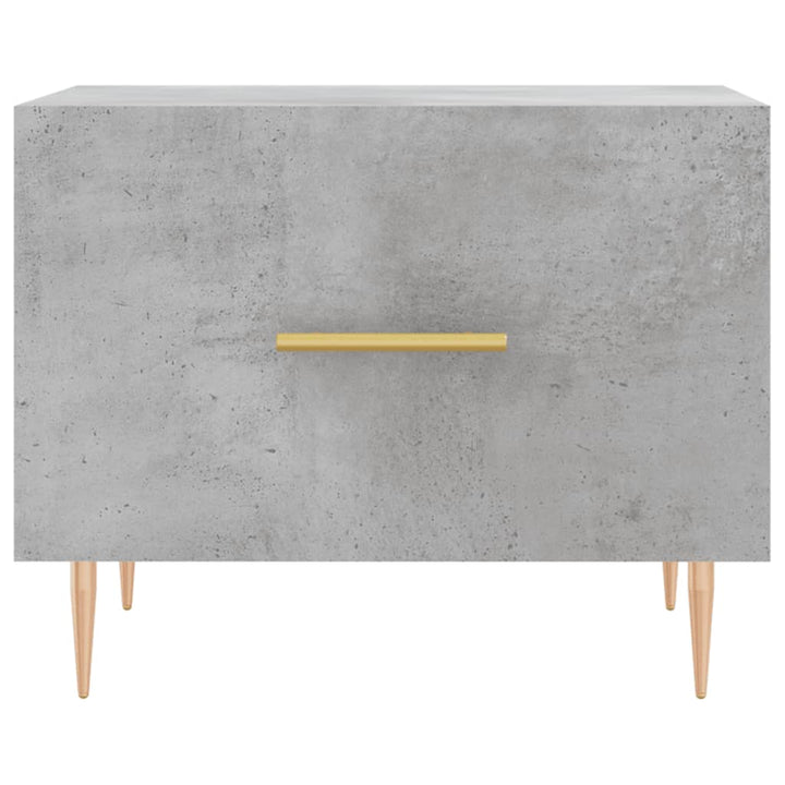 sofaborde 2 stk. 50x50x40 cm konstrueret træ betongrå