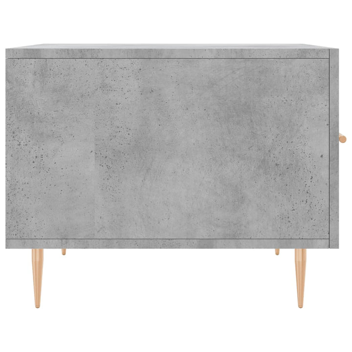 sofaborde 2 stk. 50x50x40 cm konstrueret træ betongrå