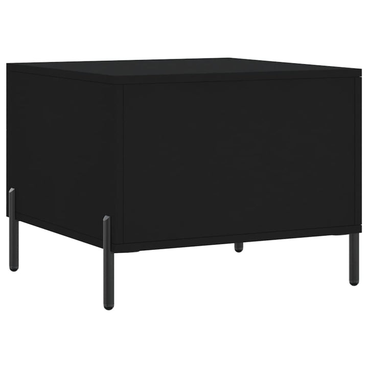sofabord 50x50x40 cm konstrueret træ sort