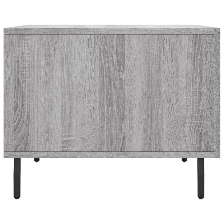 sofabord 50x50x40 cm konstrueret træ grå sonoma-eg