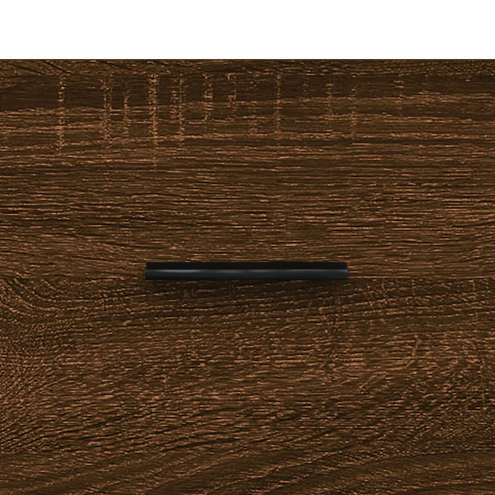 sofaborde 2 stk. 50x50x40 cm konstrueret træ brun egetræsfarve