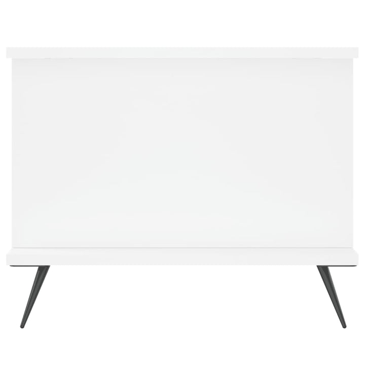 sofabord 90x50x40 cm konstrueret træ hvid
