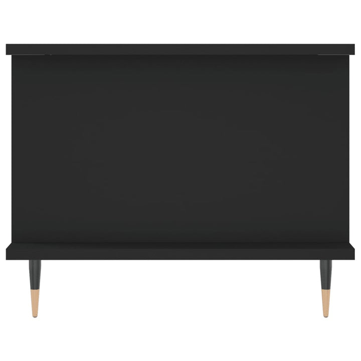 sofabord 90x50x40 cm konstrueret træ sort