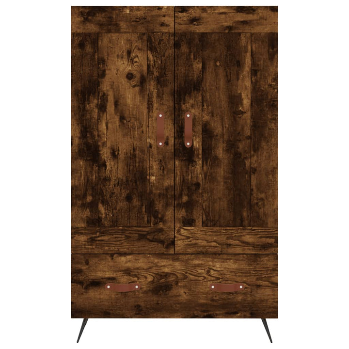 skab 69,5x31x115 cm konstrueret træ røget sonoma-eg