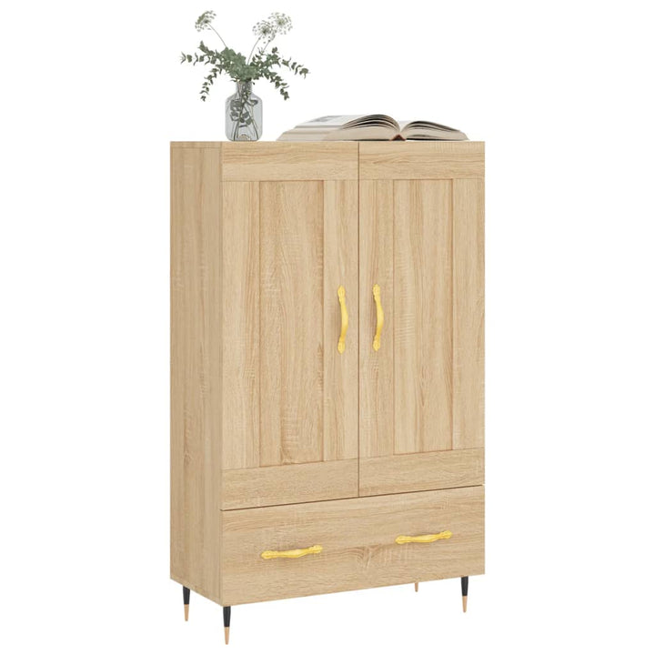 skab 69,5x31x115 cm konstrueret træ sonoma-eg