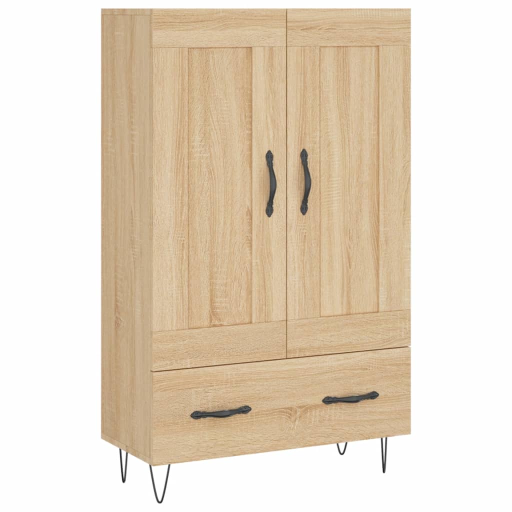 skab 69,5x31x115 cm konstrueret træ sonoma-eg