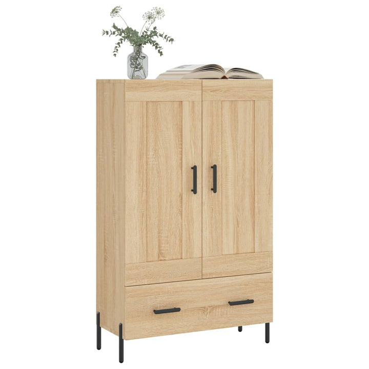 skab 69,5x31x115 cm konstrueret træ sonoma-eg