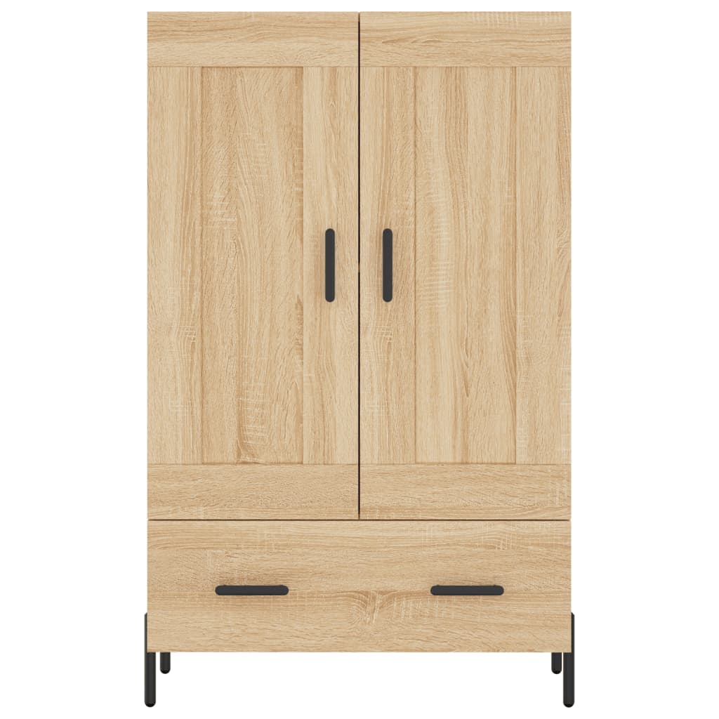 skab 69,5x31x115 cm konstrueret træ sonoma-eg