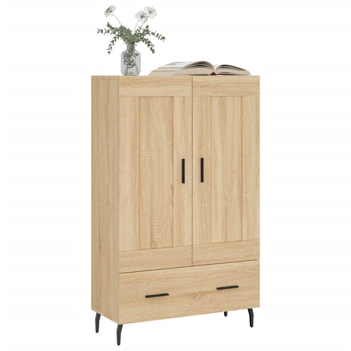 skab 69,5x31x115 cm konstrueret træ sonoma-eg