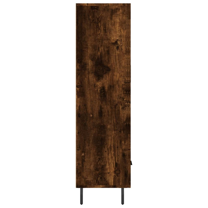 skab 69,5x31x115 cm konstrueret træ røget sonoma-eg