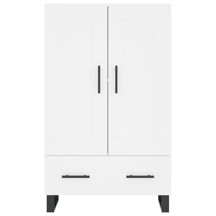 skab 69,5x31x115 cm konstrueret træ hvid