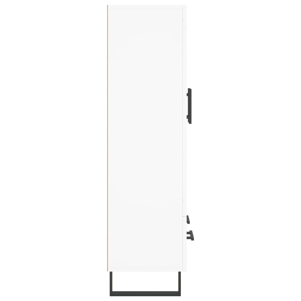 skab 69,5x31x115 cm konstrueret træ hvid