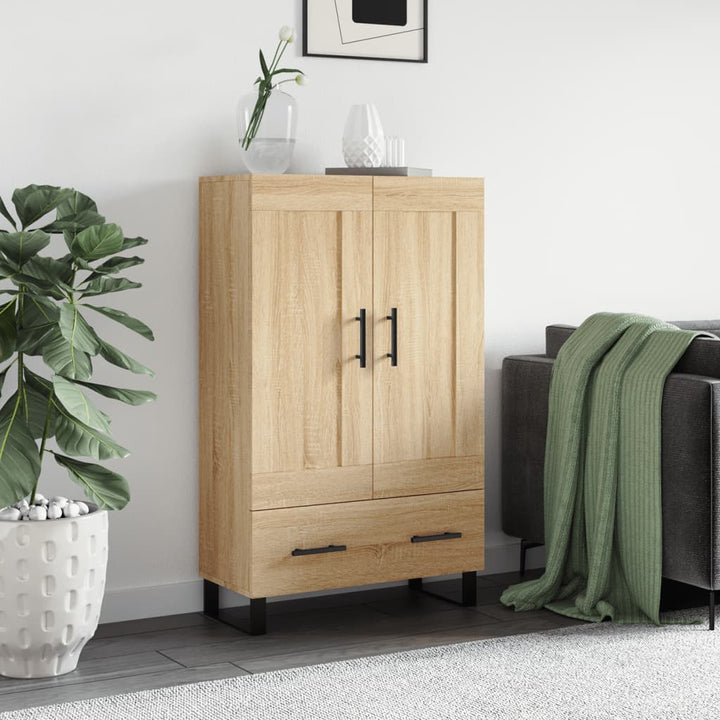skab 69,5x31x115 cm konstrueret træ sonoma-eg