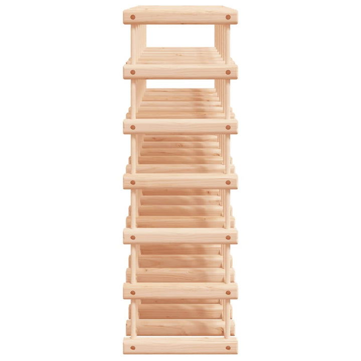 vinreol til 42 flasker 68,5x23x68,5 cm massivt fyrretræ