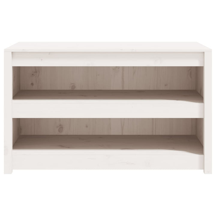 udendørs køkkenskab MEPPEL 106x55x64 cm massivt fyrretræ hvid