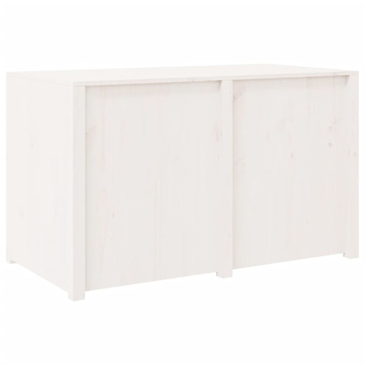 udendørs køkkenskab MEPPEL 106x55x64 cm massivt fyrretræ hvid