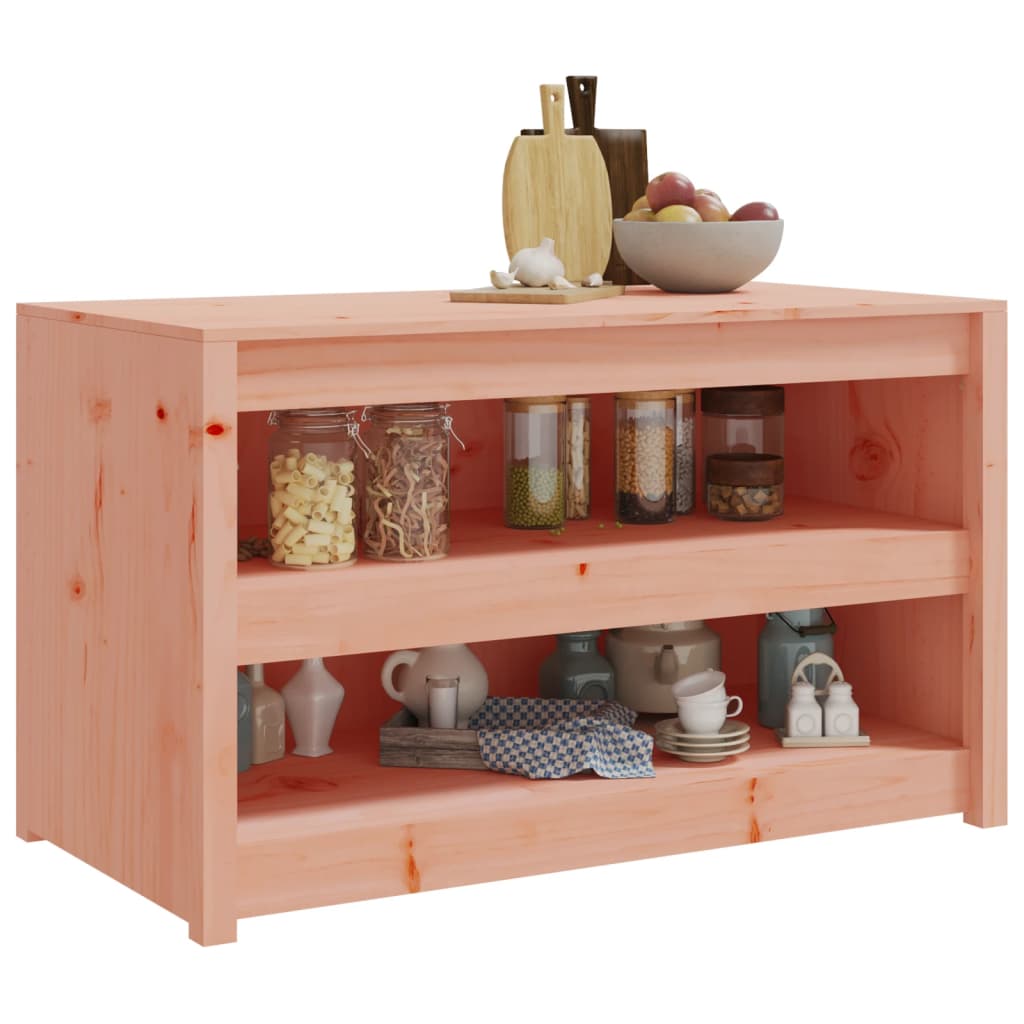 udendørs køkkenskab MEPPEL 106x55x64 cm massivt douglasgran