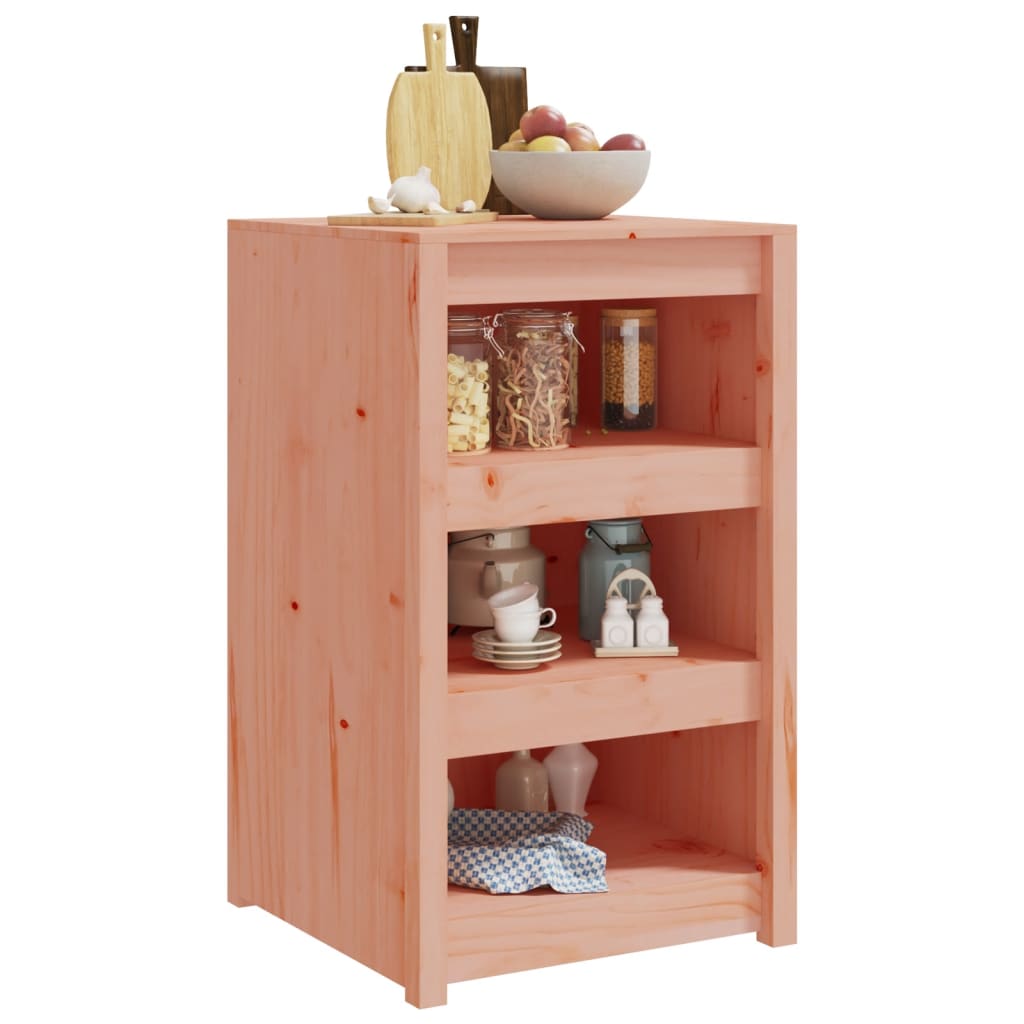 udendørs køkkenskab MEPPEL 55x55x92 cm massivt douglasgran