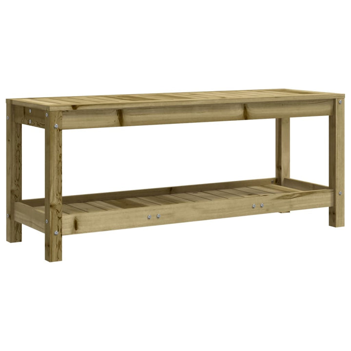 havebænk 108x35x45 cm imprægneret fyrretræ