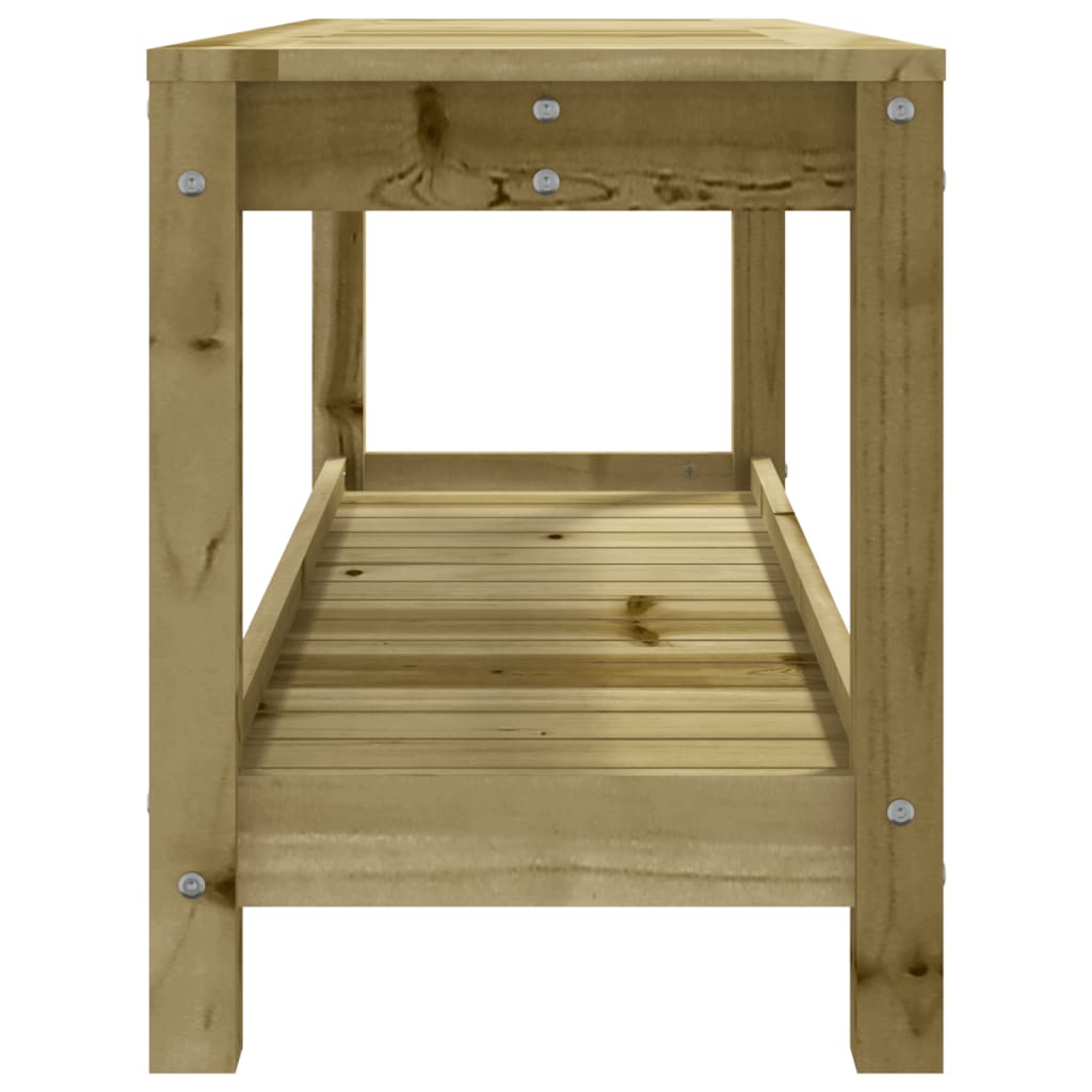 havebænk 108x35x45 cm imprægneret fyrretræ