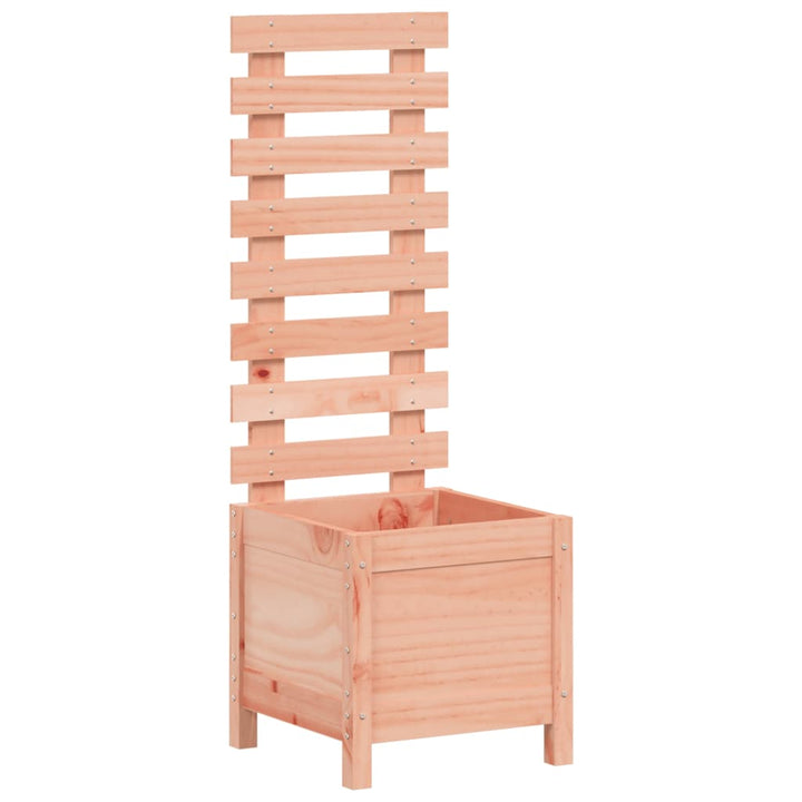 plantekasse med stativ 39x39,5x114 cm massivt douglasgran