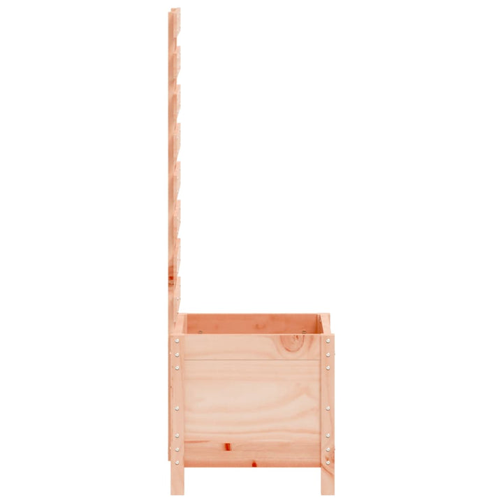 plantekasse med stativ 39x39,5x114 cm massivt douglasgran