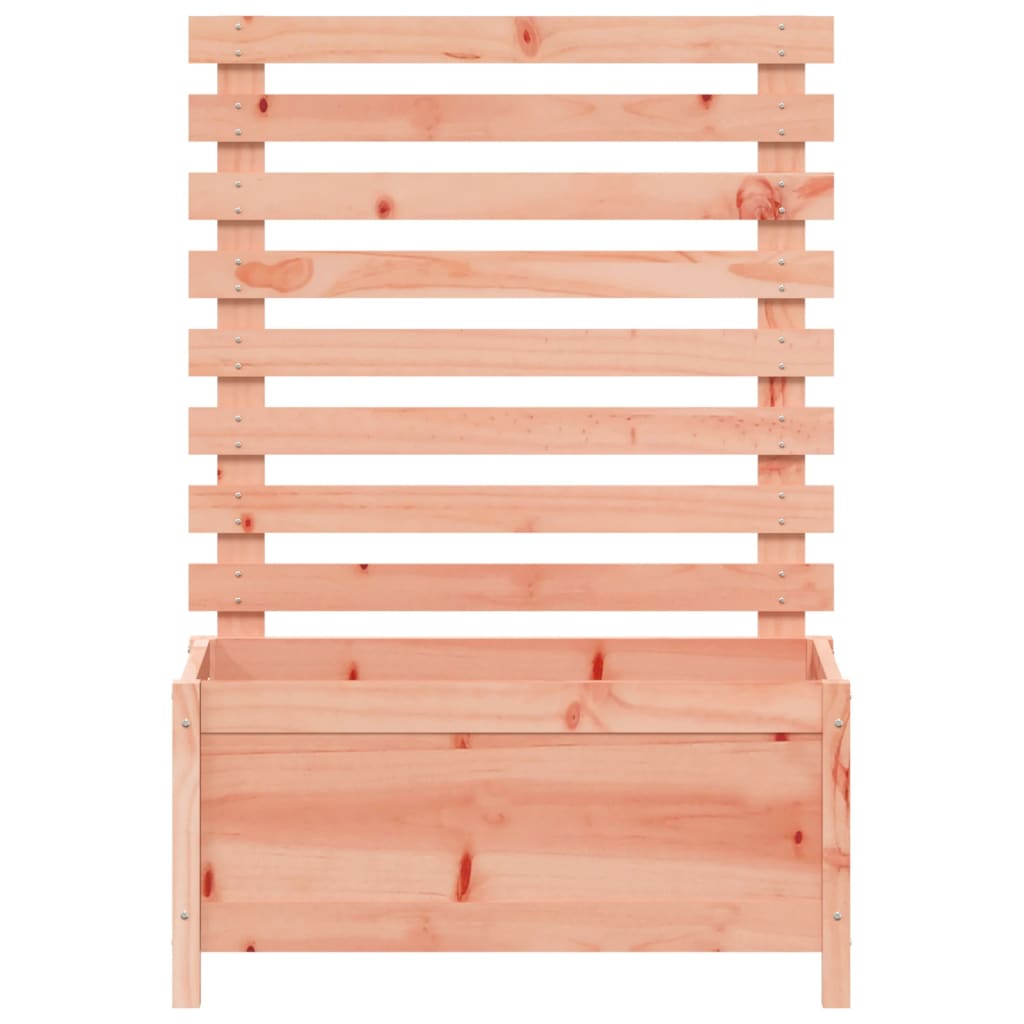 plantekasse med stativ 79x39,5x114 cm massivt douglasgran