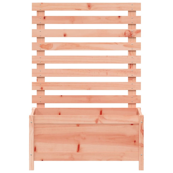 plantekasse med stativ 79x39,5x114 cm massivt douglasgran