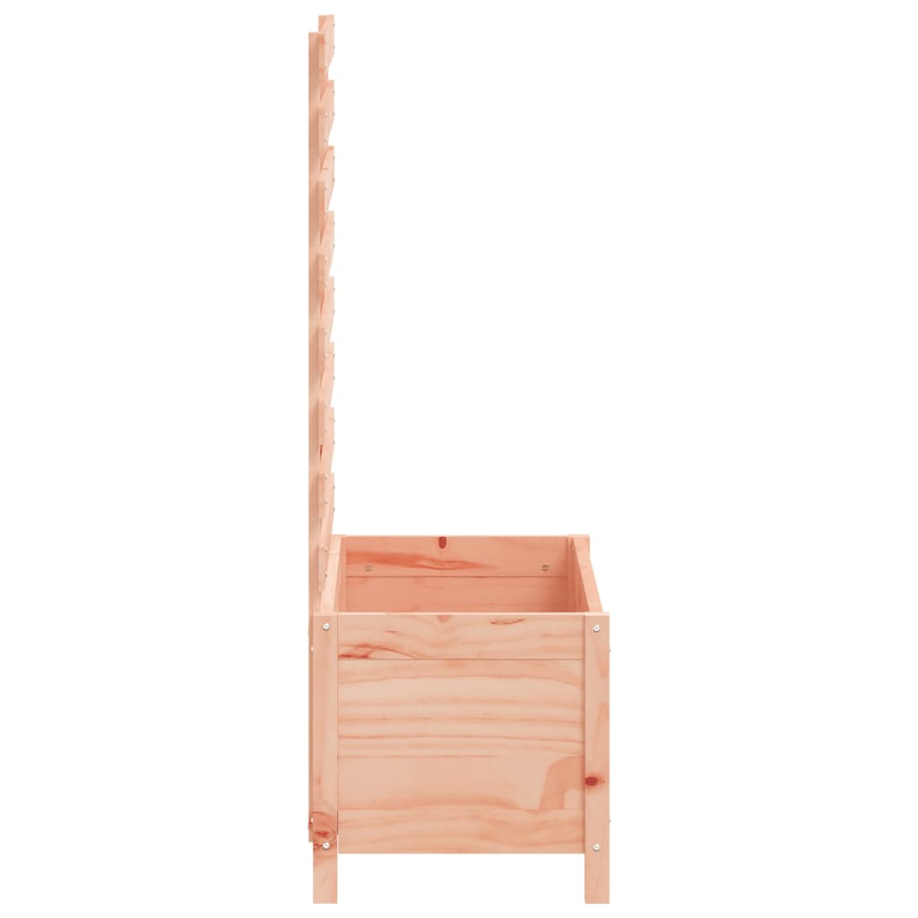 plantekasse med stativ 79x39,5x114 cm massivt douglasgran