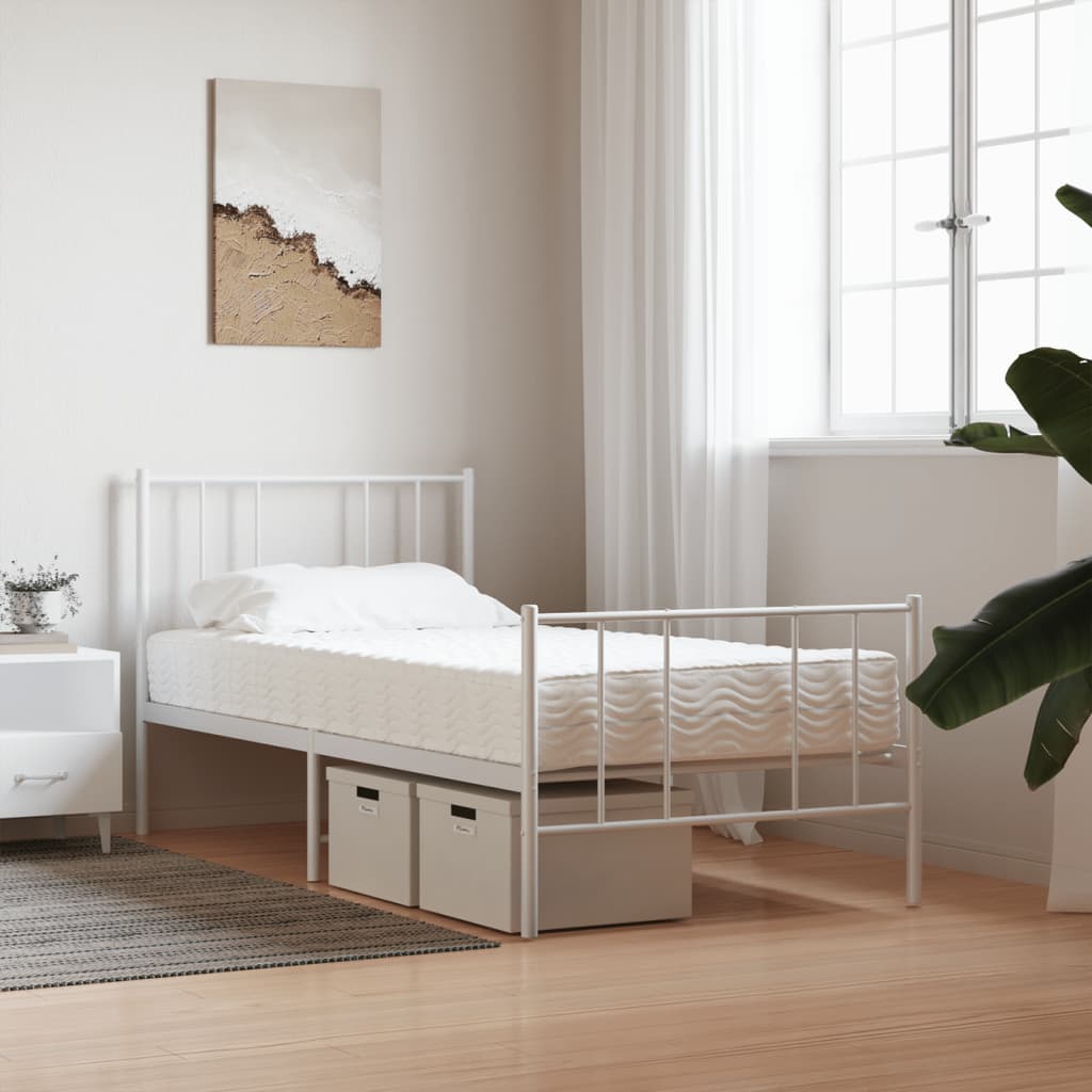 skummadras 80x200 cm hårdhed H2 H3 hvid