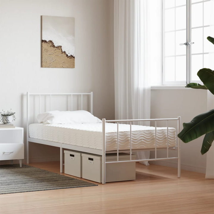 skummadras 90x200 cm hårdhed H2 H3 hvid