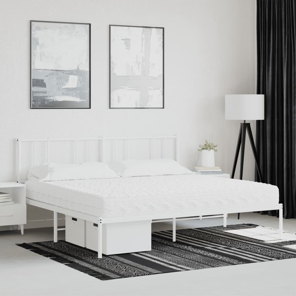 skummadras 200x200 cm hårdhed H2 H3 hvid