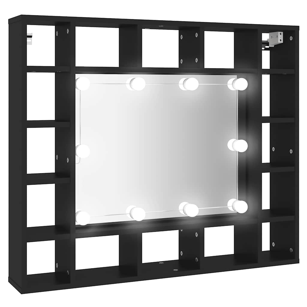 LED-spejlskab 91x15x76,5 cm