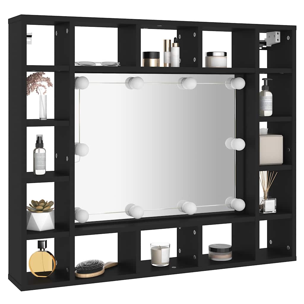 LED-spejlskab 91x15x76,5 cm