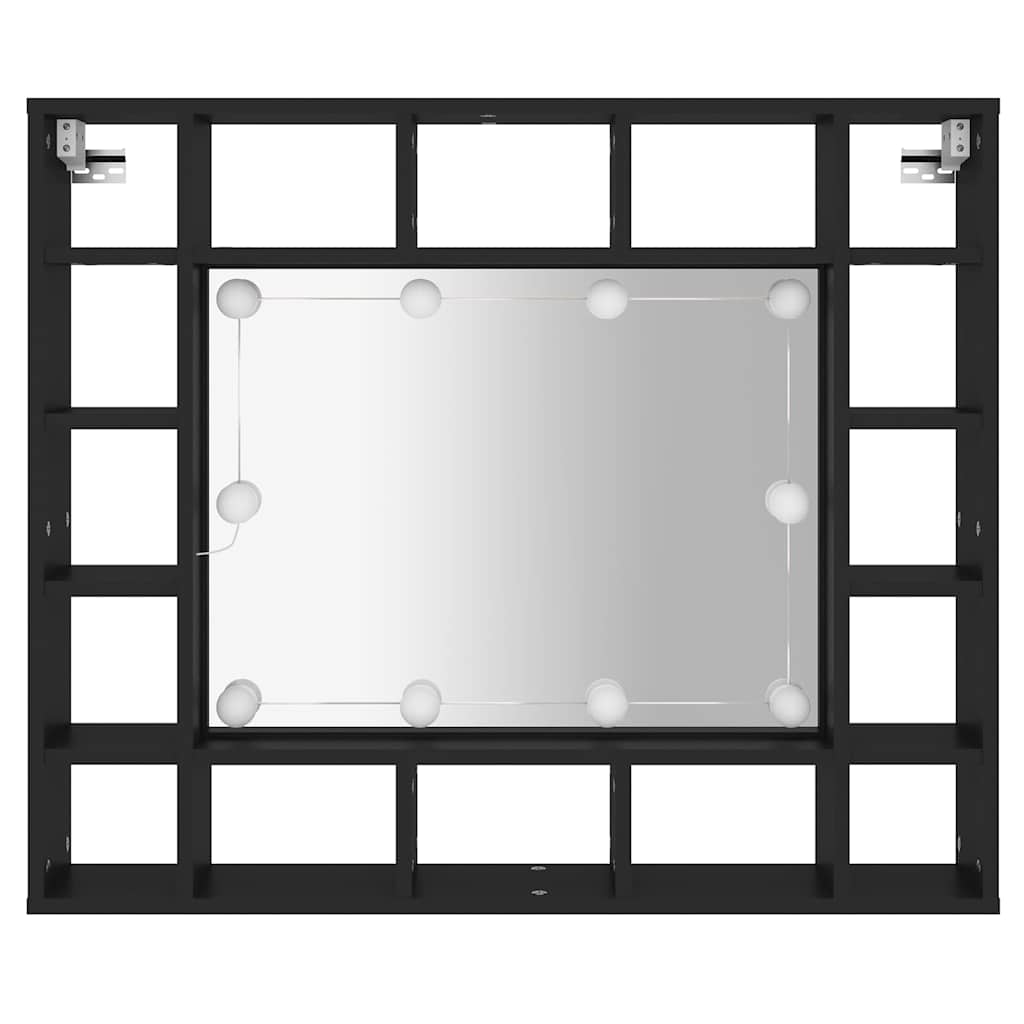 LED-spejlskab 91x15x76,5 cm