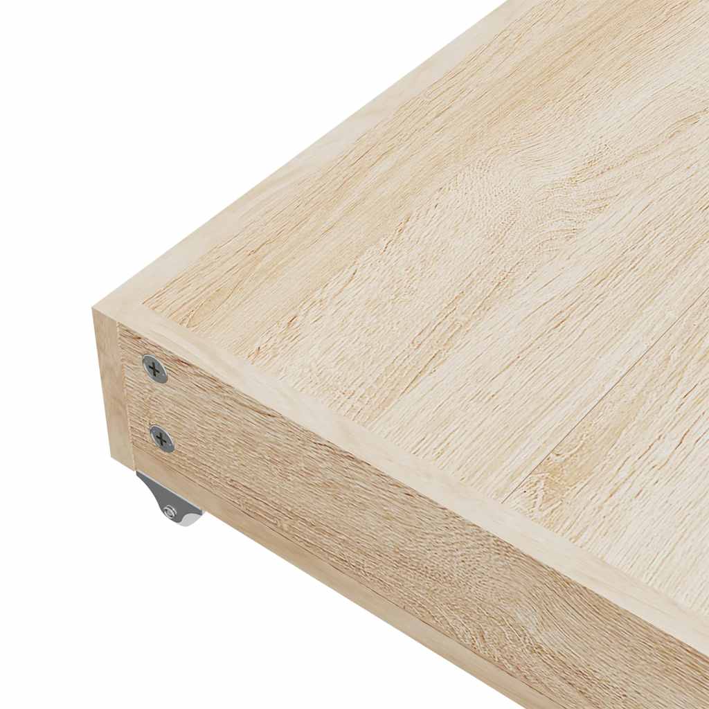 sengeskuffer 2 stk. konstrueret træ og velour blå