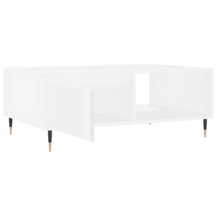 sofabord 90x60x35 cm konstrueret træ hvid