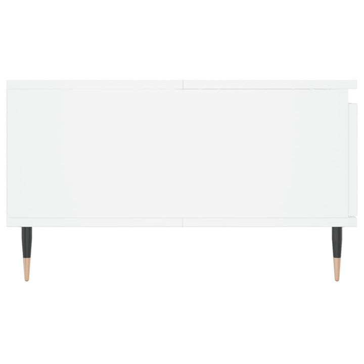 sofabord 90x60x35 cm konstrueret træ hvid