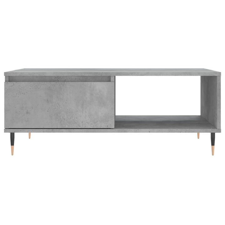sofabord 90x60x35 cm konstrueret træ betongrå
