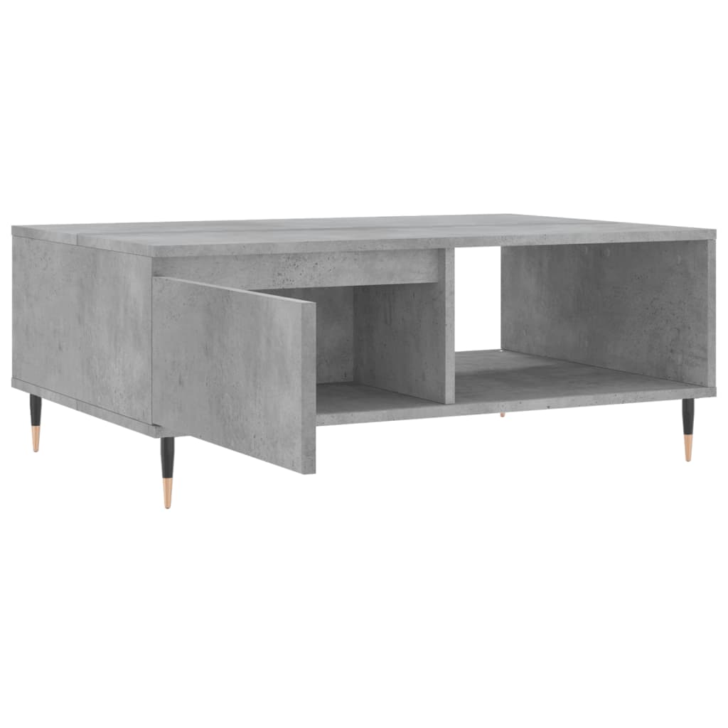sofabord 90x60x35 cm konstrueret træ betongrå