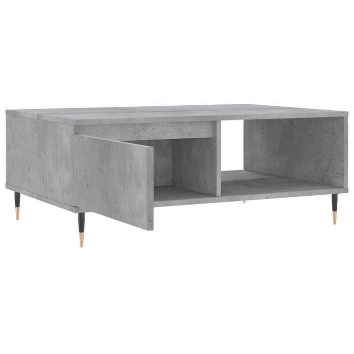 sofabord 90x60x35 cm konstrueret træ betongrå