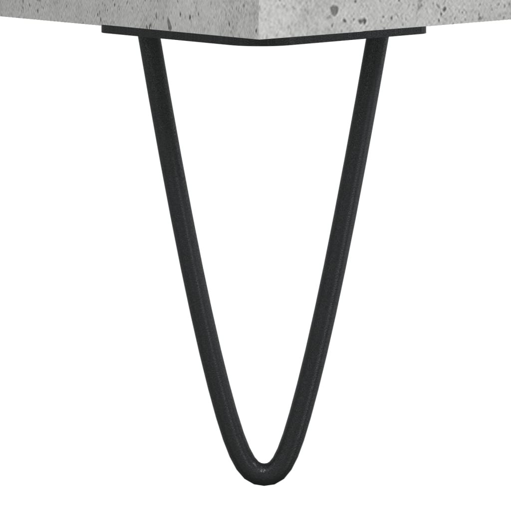 sofabord 90x60x35 cm konstrueret træ betongrå