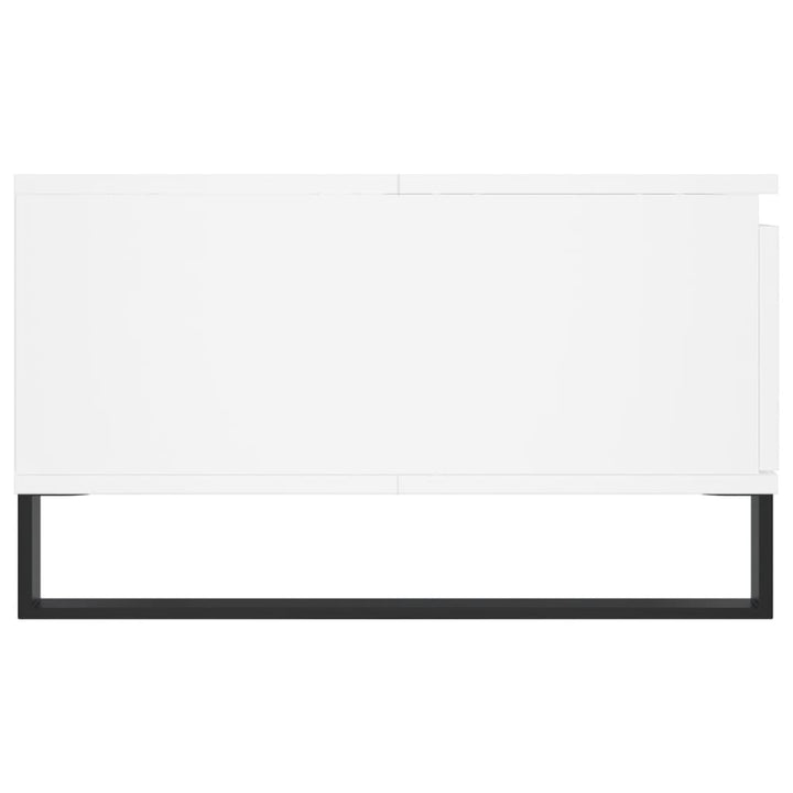 sofabord 90x60x35 cm konstrueret træ hvid