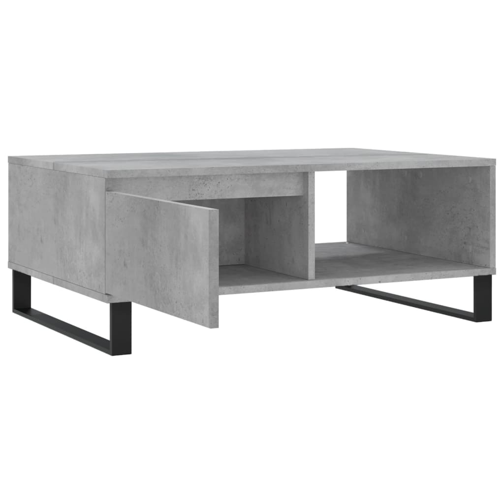 sofabord 90x60x35 cm konstrueret træ betongrå