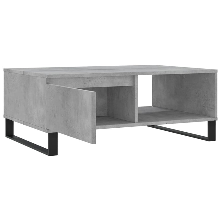 sofabord 90x60x35 cm konstrueret træ betongrå
