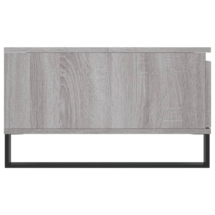sofabord 90x60x35 cm konstrueret træ grå sonoma-eg