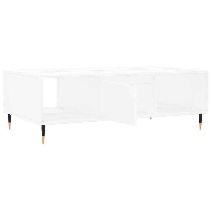 sofabord 104x60x35 cm konstrueret træ hvid
