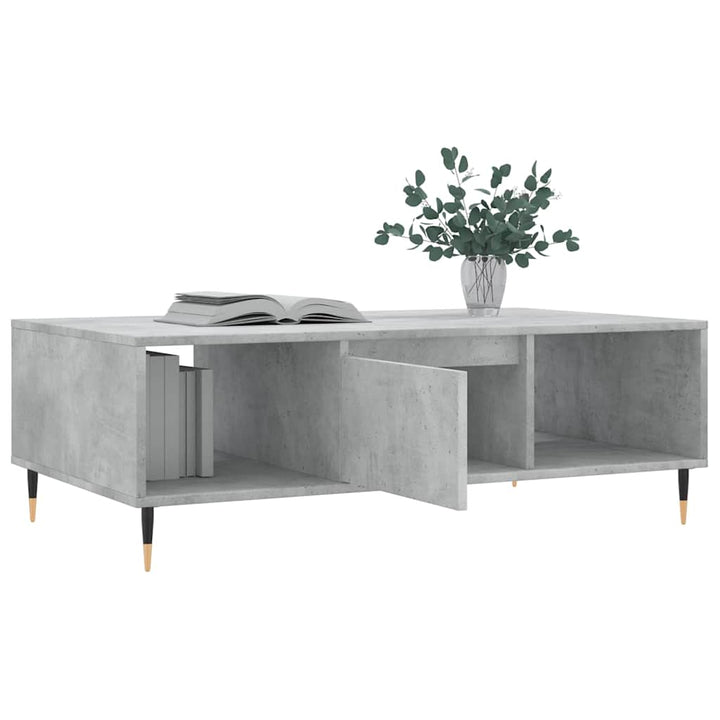 sofabord 104x60x35 cm konstrueret træ betongrå