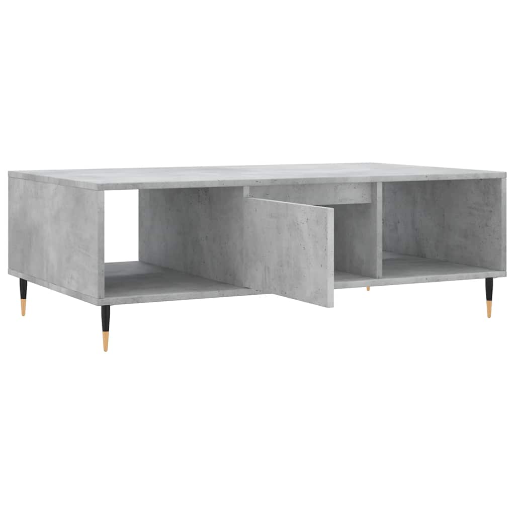 sofabord 104x60x35 cm konstrueret træ betongrå