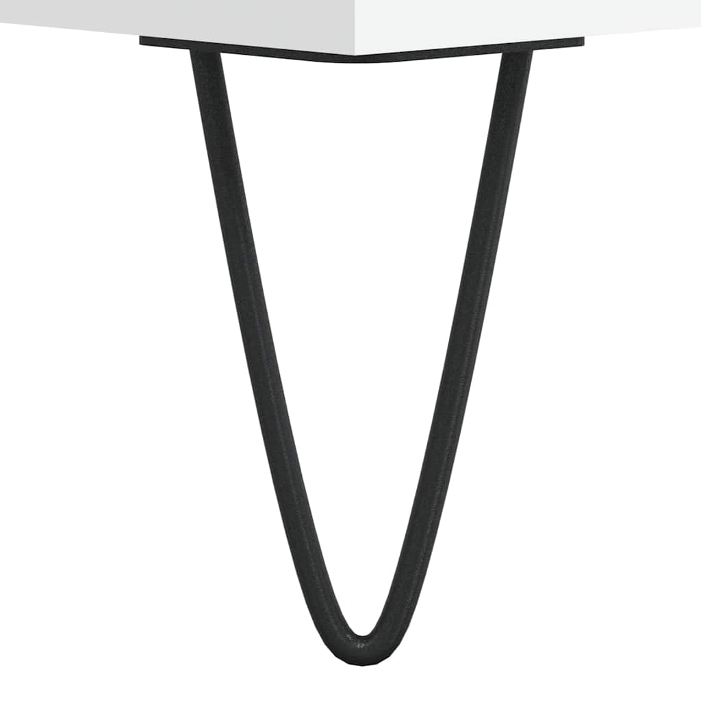 sofabord 104x60x35 cm konstrueret træ hvid